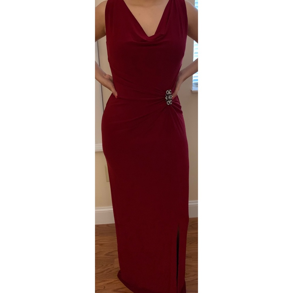 Lauren Ralph Lauren Cowl Neck Gown prom/cocktail
